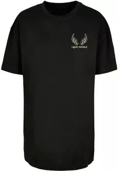 Топ оверсайз Merchcode Oversized Shirt Cupids Assistant, черный