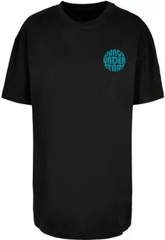 Топ оверсайз Merchcode Oversized Shirt Dance Under Stars, черный