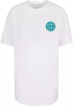 Топ оверсайз Merchcode Oversized Shirt Dance Under Stars, белый