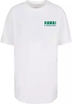 Топ оверсайз Merchcode Oversized Shirt Hawai, белый