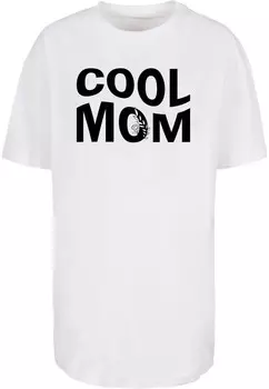 Топ оверсайз Merchcode Oversized Shirt Mothers Day - Cool Mom, белый