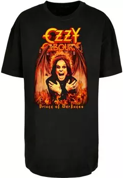 Топ оверсайз Merchcode Oversized Shirt Ozzy Osbourne - Demon Wings, черный