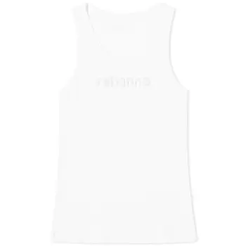 Топ Paco Rabanne Logo, молочный