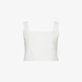 Топ Paige Aelita с квадратным вырезом, белый