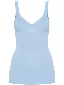 Топ PAROSH в мелкую рубчик P.A.R.O.S.H., синий