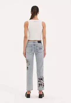 Топ PARTY RHINESTONE CROPPED Ed Hardy, белый