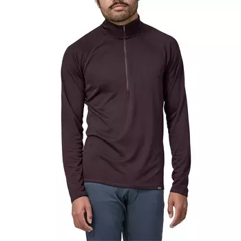 Топ Patagonia Capilene Midweight Zip-Neck, цвет Obsidian Plum