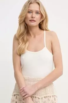 Топ Patrizia Pepe, бежевый