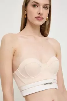 Топ Patrizia Pepe, бежевый