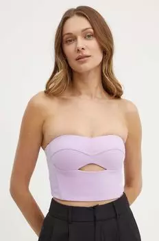 Топ Patrizia Pepe, фиолетовый