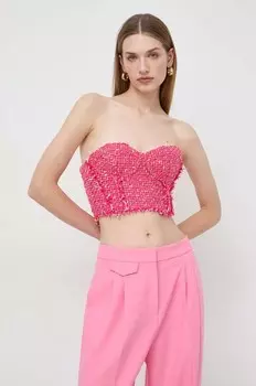 Топ Patrizia Pepe, розовый