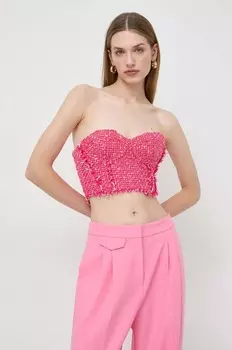 Топ Patrizia Pepe, розовый