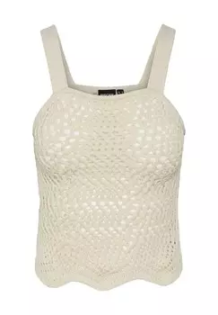 Топ PCAIA CROP Pieces, кремовый