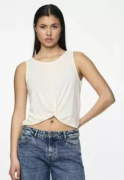 Топ PCANORA KNOT Pieces, кремовый