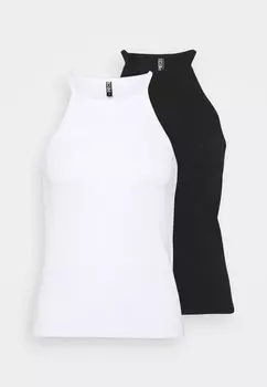 Топ Pcardena Strap 2 Pack Pieces, цвет black/white