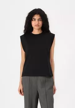 Топ PCCHILLI SUMMER Pieces, черный