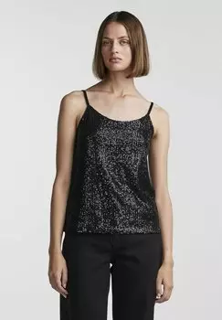 Топ PCDELPHIA Pieces, черный