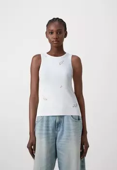 Топ PCLENE TANK Pieces, белый