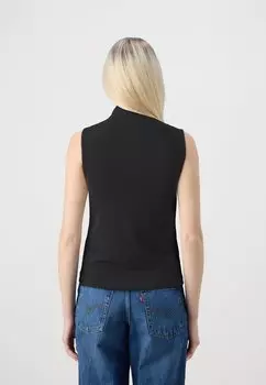 Топ Pcmadison Draped Pieces, черный