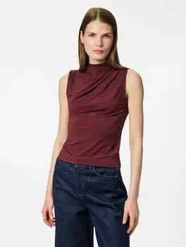 Топ PCMADISON Pieces, темно-красный