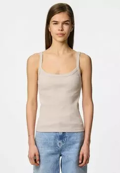Топ PCMAY Pieces, бежевый