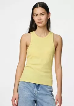 Топ PCRUKA Pieces, светло-желтый