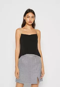 Топ PCSILJE STRAP Pieces, черный