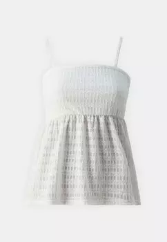 Топ Pcsully Peplum Strap Pieces, белый