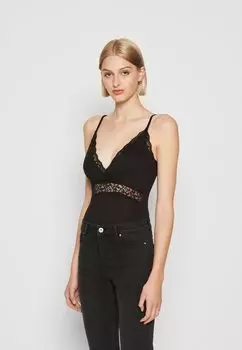 Топ PCSYNNE BODY Pieces, черный