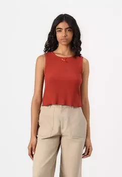 Топ PCTURIEL Pieces, темно-красный