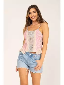 Топ Peace & Love, розовый