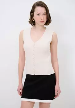 Топ PEARL DETAILED adL, белый