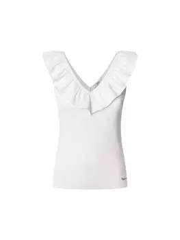 Топ Pepe Jeans Millie, белый