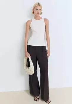 Топ PEPLUM Z KONIERZEM HALTER - Blouse Mango, кремовый
