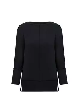 Топ Perfect Length с рукавом «летучая мышь» три четверти Spanx, черный