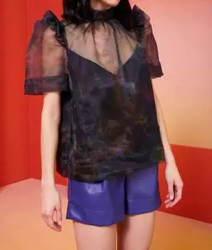 Топ Perry In Ink Abstract Marie Oliver, цвет inky abstract