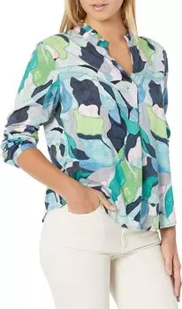 Топ Petite Frozen Tundra NIC+ZOE, цвет Green Multi