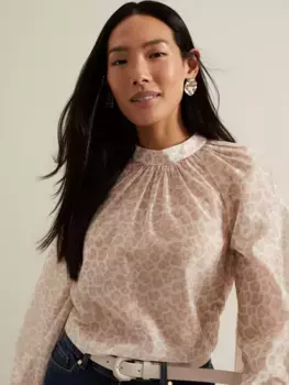 Топ Phase Eight Aila Animal Print, разноцветный