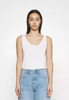 Топ Pieces, белый