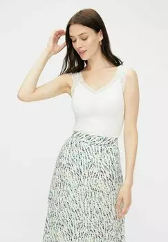 Топ Pieces, белый