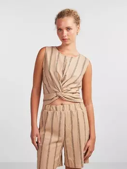 Топ Pieces, бежевый