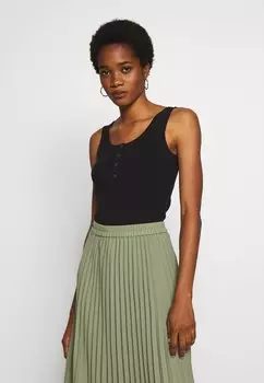 Топ Pieces, черный