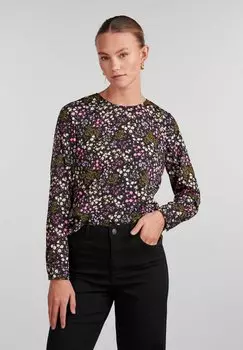 Топ Pieces, черный