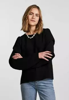 Топ Pieces, черный