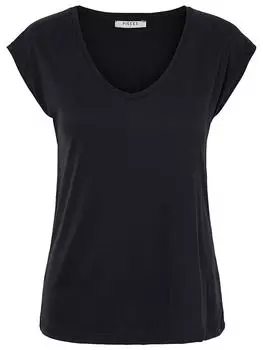 Топ Pieces, черный