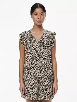 Топ Pieces, цвет beige/schwarz