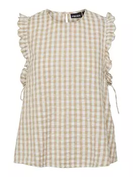 Топ Pieces KINLEY, бежевый