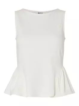 Топ PIECES PCJILLY, белый