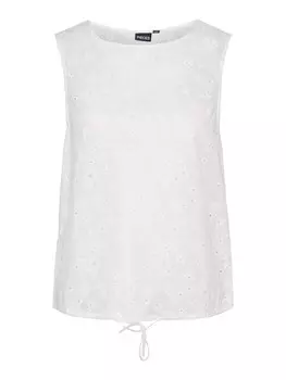 Топ PIECES PCKacey, белый