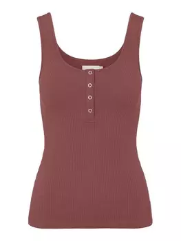 Топ PIECES PCKitte, цвет Chestnut brown